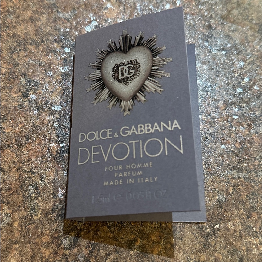 5/$25.00 Dolce & Gabbana Devotion sample spray cologne